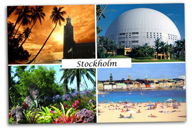 vykort fr&aring;n Stockholm